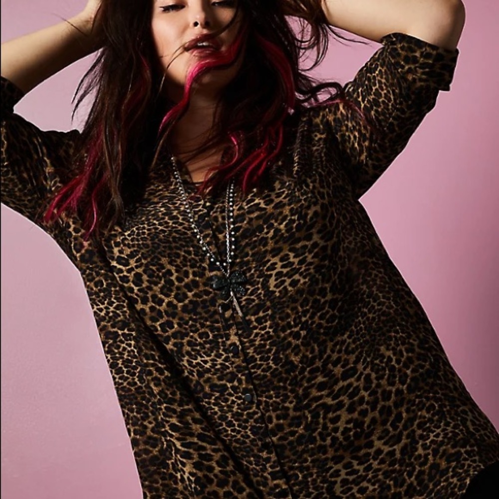 Torrid Betsey Johnson Leopard Tunic